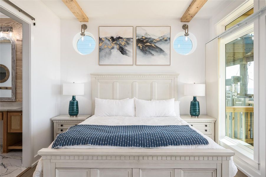 Furnished interior view inside a new home in , Bolivar Peninsula (Image 28).