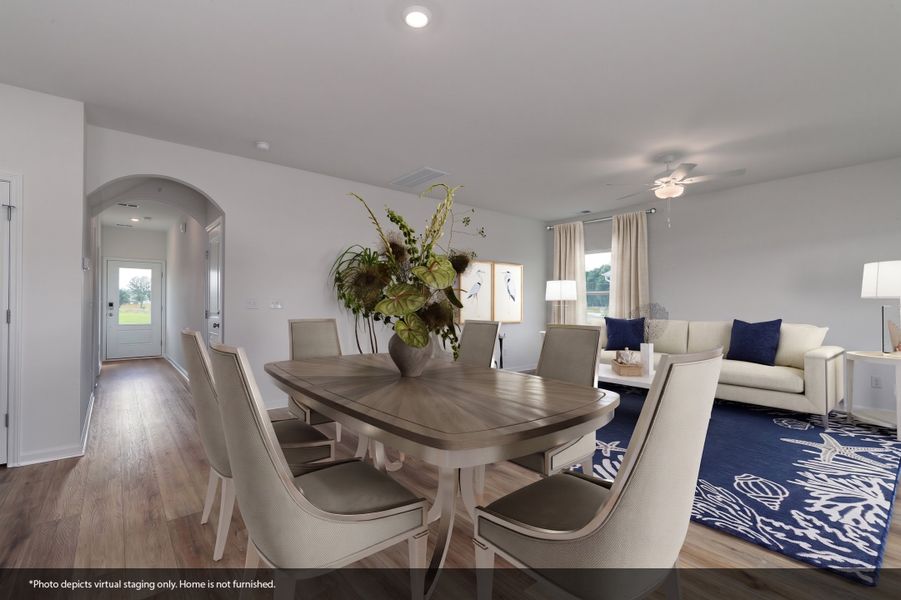Furnished interior view inside a new home in Garden Grove, Conway (Image 8).