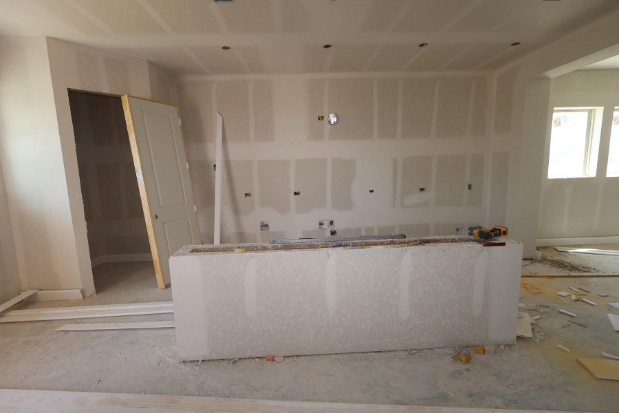 In-progress construction of a new home in Meridiana - Ascent Collection, Manvel, TX (Image 9).