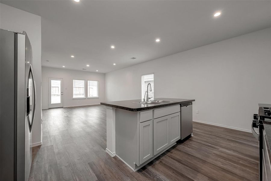 Furnished interior view inside a new home in Breckenridge Forest, Spring (Image 12).