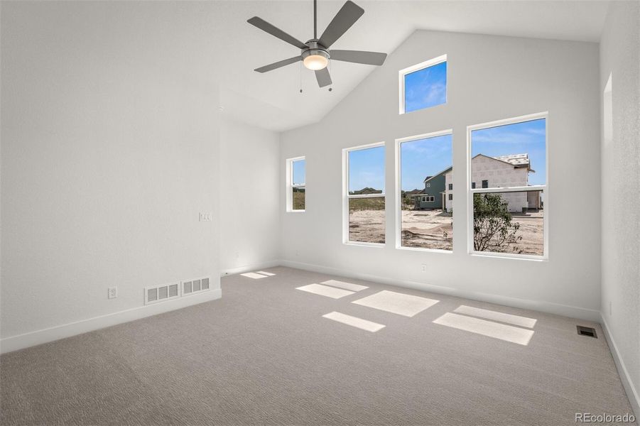 Spacious, unfurnished interior of a new home in Cloverleaf - Pinnacle Collection, Monument (Image 28).