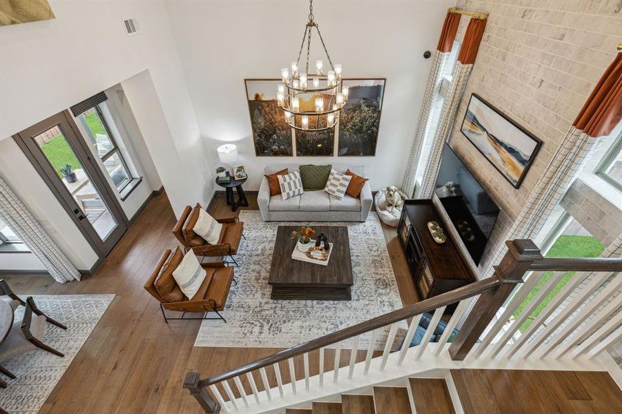 Furnished interior view inside a new home in Mantua Point Gardens, Van Alstyne (Image 16).