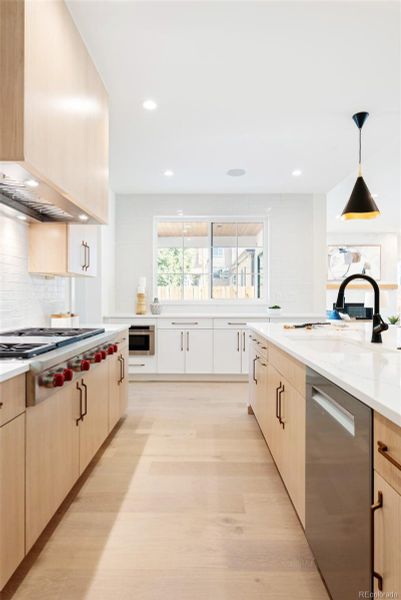 Masterful sight lines throughout the home connect to natural light and the outdoors