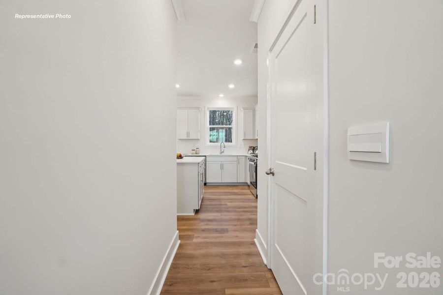 Spacious, unfurnished interior of a new home in Sanctuary at Southgate, Indian Trail (Image 19).