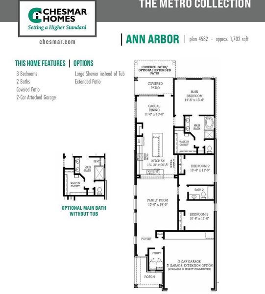 2D floor plan layout of this home in The Woodlands Hills, Willis, TX (Image 3). 2D floor plan layout of this home in The Woodlands Hills, Willis, TX (Image 3).