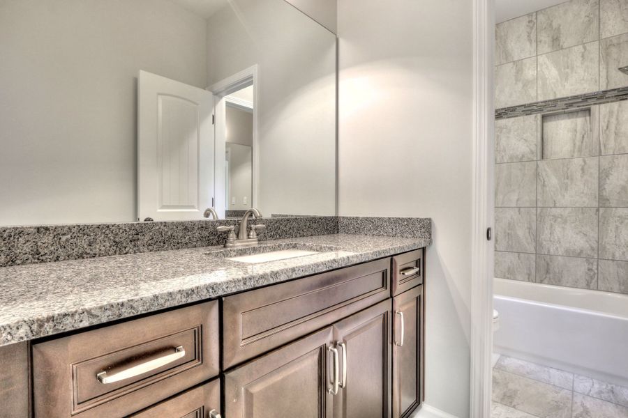 Representative furnished interior of a home built from the The Huntleigh by Bamford and Company in Rowland Springs, Cartersville (Image 23).