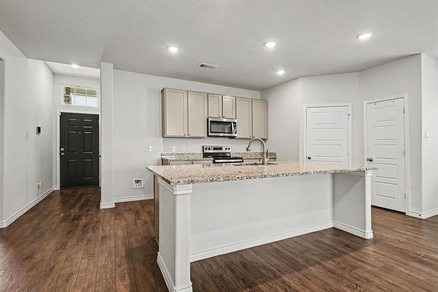 Furnished interior view inside a new home in , Fort Worth (Image 8).