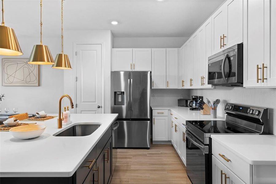 Furnished interior view inside a new home in , Davenport (Image 12).