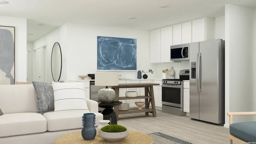 Furnished interior view inside a new home in Brookmill, San Antonio (Image 4).