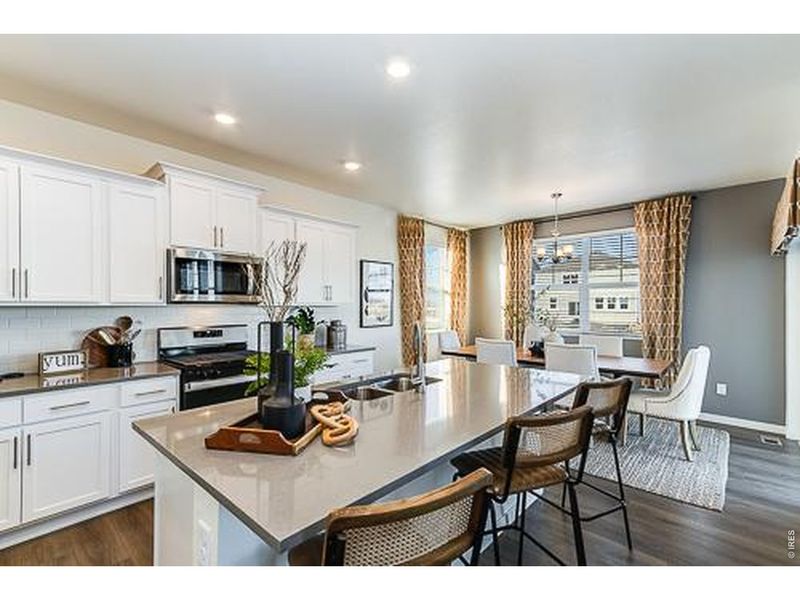 Furnished interior view inside a new home in Prairie Song, Windsor (Image 9).