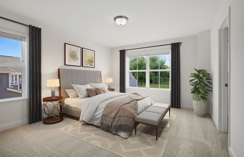 Furnished interior view inside a new home in Kinsdale, Lancaster (Image 10).