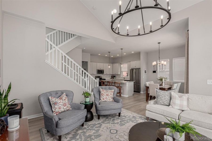 Furnished interior view inside a new home in , Broomfield (Image 27). Furnished interior view inside a new home in , Broomfield (Image 27).