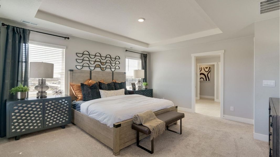 Furnished interior view inside a new home in Vantage, Berthoud (Image 19).
