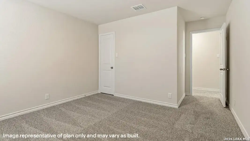 Spacious, unfurnished interior of a new home in Brookstone Creek, San Antonio (Image 22).