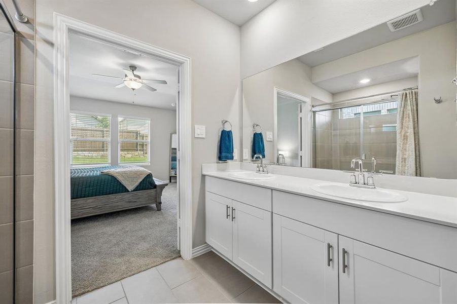 Furnished interior view inside a new home in Cibolo Hills, Fort Worth (Image 15).