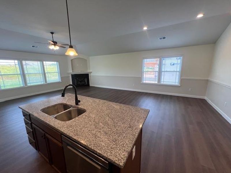 Furnished interior view inside a new home in Cleveland Meadows, Spartanburg (Image 5).