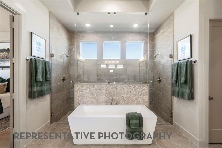 Furnished interior view inside a new home in The Parks at Wilson Creek, Celina (Image 9).