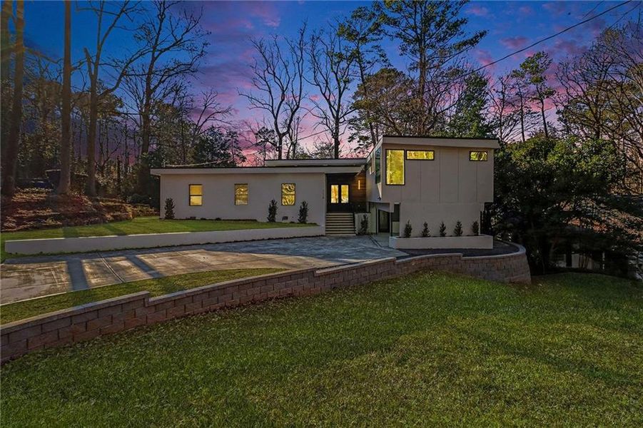 Exterior details and patio area of a home in , Atlanta (Image 3). Exterior details and patio area of a home in , Atlanta (Image 3).