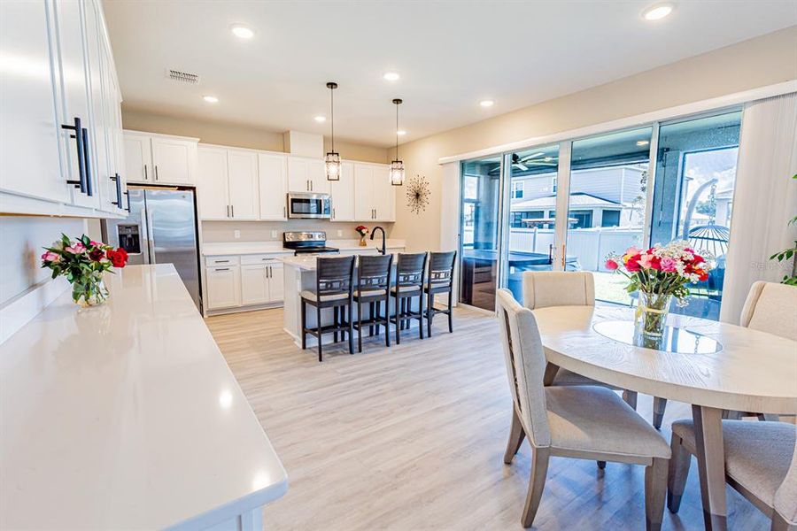 Furnished interior view inside a new home in Seasons at Lakeside Forest, Tavares (Image 43).
