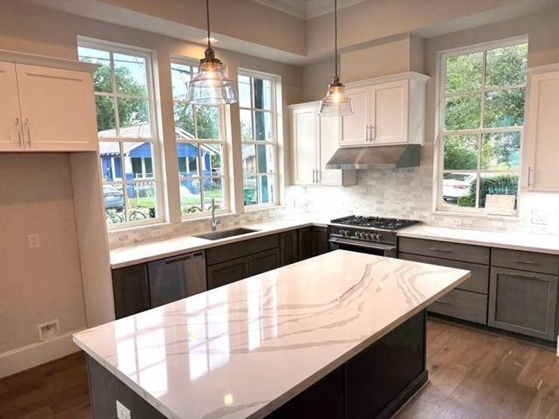 Furnished interior view inside a new home in Eastwood Green, Houston (Image 7). Furnished interior view inside a new home in Eastwood Green, Houston (Image 7).