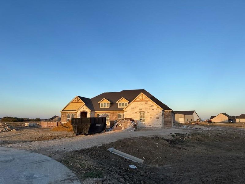 In-progress construction of a new home in Rocky Top, Krum, TX (Image 12). In-progress construction of a new home in Rocky Top, Krum, TX (Image 12).
