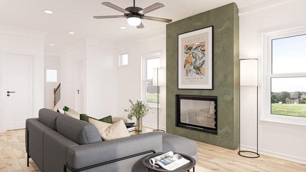 Furnished interior view inside a new home in Fuller Station, Loganville (Image 4).