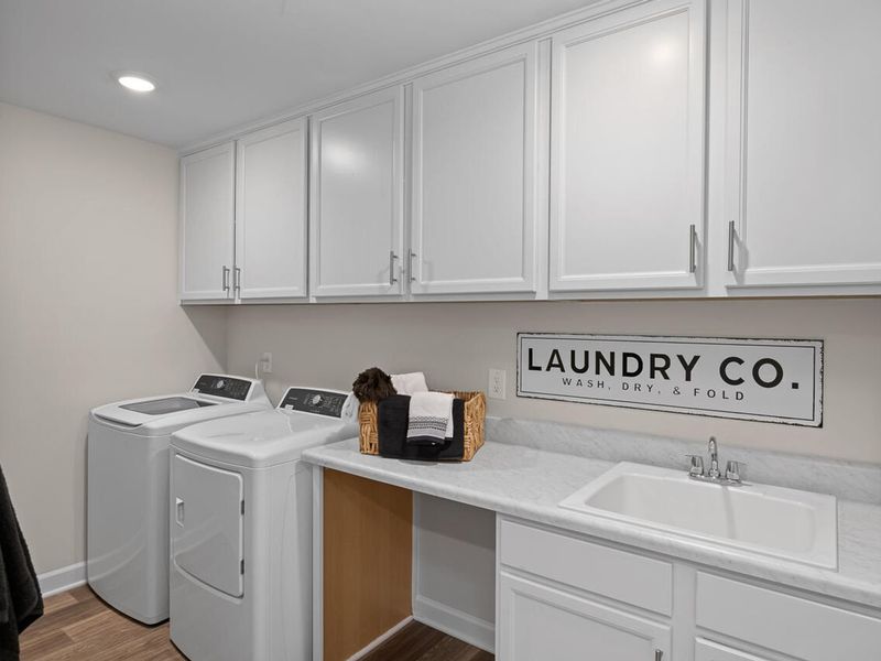 Furnished interior view inside a new home in Woodland Crossing, Zebulon (Image 19).