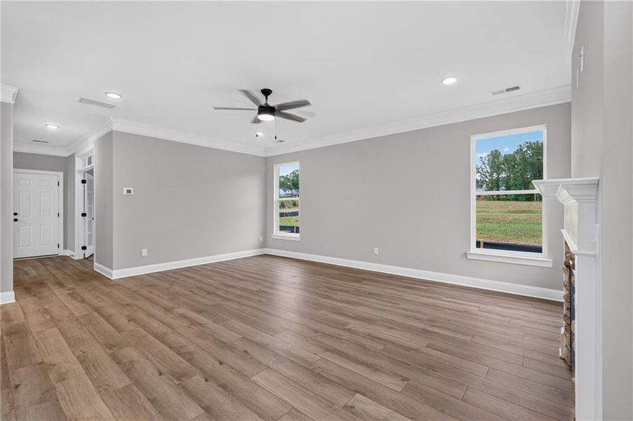 Spacious, unfurnished interior of a new home in Villas at Dawsonville, Dawsonville (Image 21).