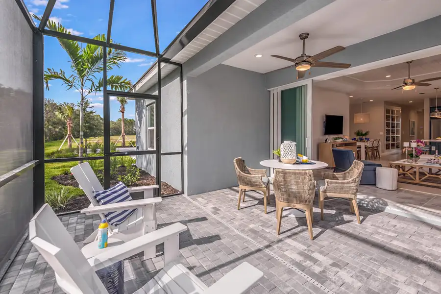 Representative exterior details of a home built from the Dream 2 by Neal Communities in Palmera, Venice (Image 3).