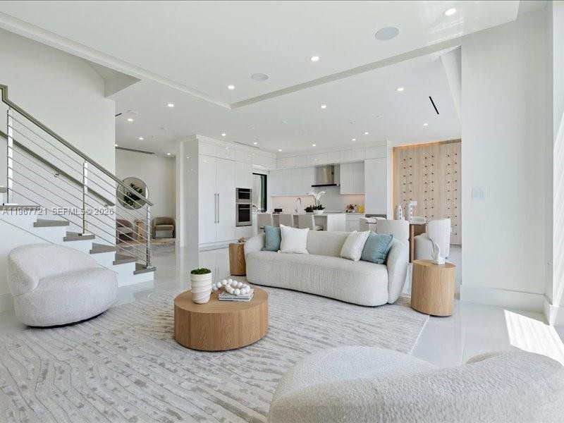 Furnished interior view inside a new home in Koya Bay, North Miami Beach (Image 33).
