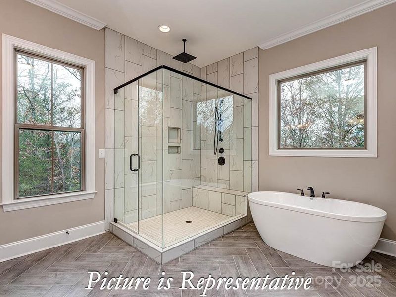 Furnished interior view inside a new home in , York (Image 3).