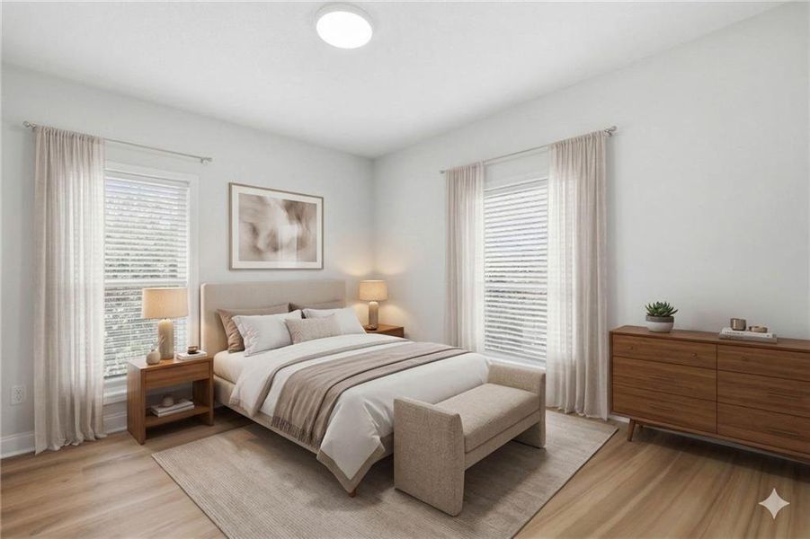 Furnished interior view inside a new home in , Blairsville (Image 9). Furnished interior view inside a new home in , Blairsville (Image 9).