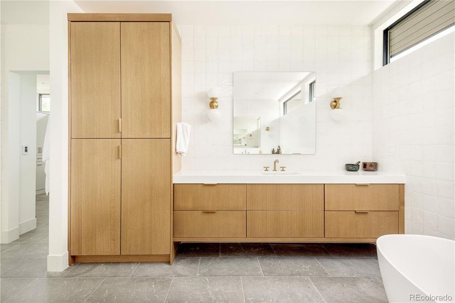 Furnished interior view inside a new home in , Denver (Image 10).