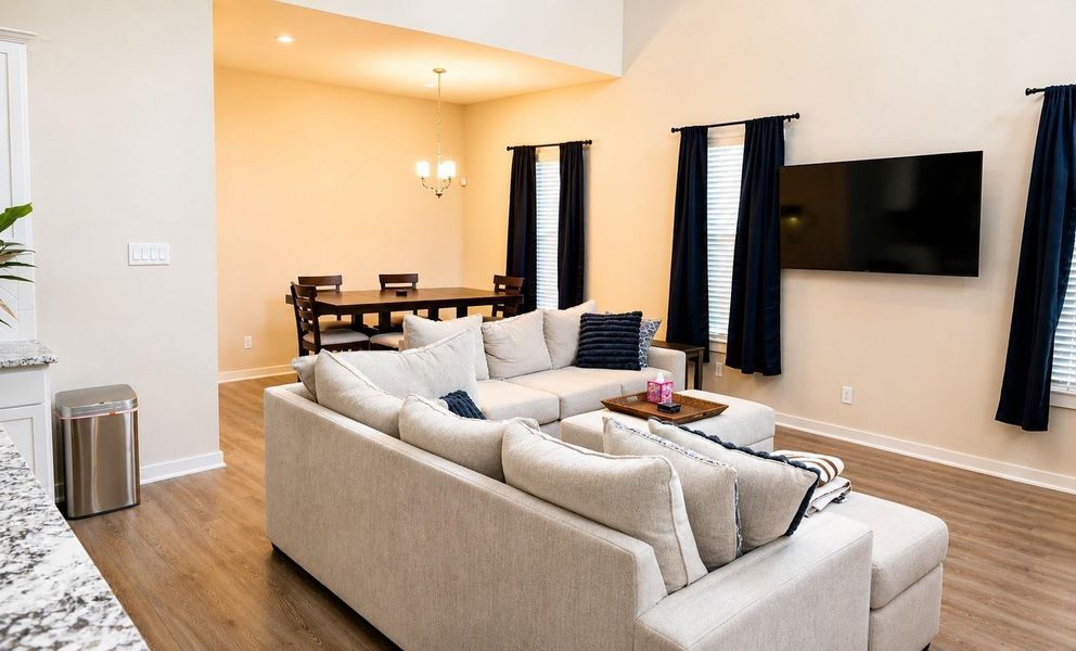 Furnished interior view inside a new home in , Conroe (Image 15).