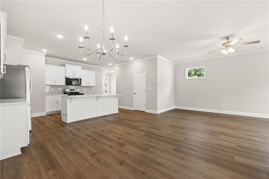 Spacious, unfurnished interior of a new home in , Duluth (Image 42).