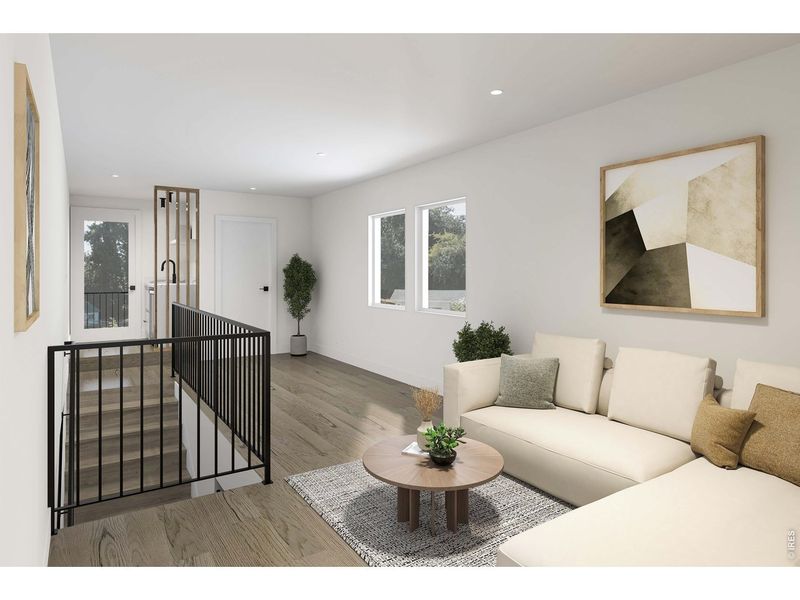 Furnished interior view inside a new home in , Denver (Image 24). Furnished interior view inside a new home in , Denver (Image 24).