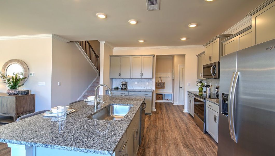 Representative furnished interior of a home built from the Linville by D.R. Horton in Pleasant Grove, Weaverville (Image 2).
