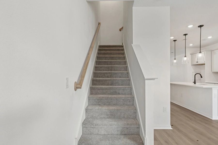 Stairs to Second Floor