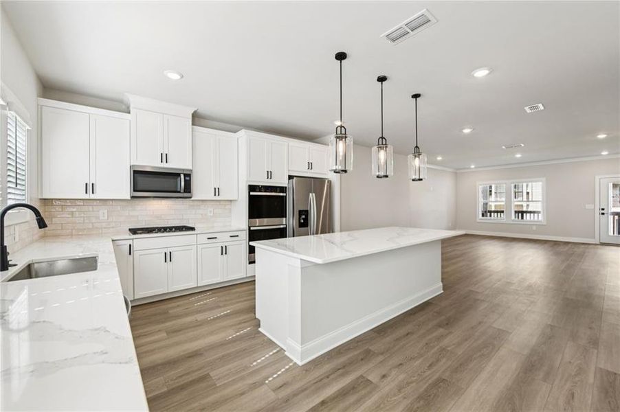 Furnished interior view inside a new home in , Lawrenceville (Image 18).