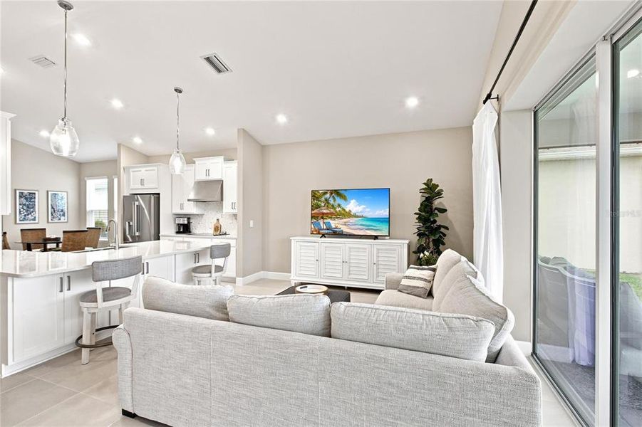 Furnished interior view inside a new home in The Cove at West Port, Port Charlotte (Image 15). Furnished interior view inside a new home in The Cove at West Port, Port Charlotte (Image 15).