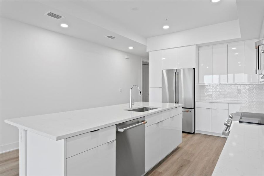 Furnished interior view inside a new home in Residences at Town Center, Madeira Beach (Image 20).