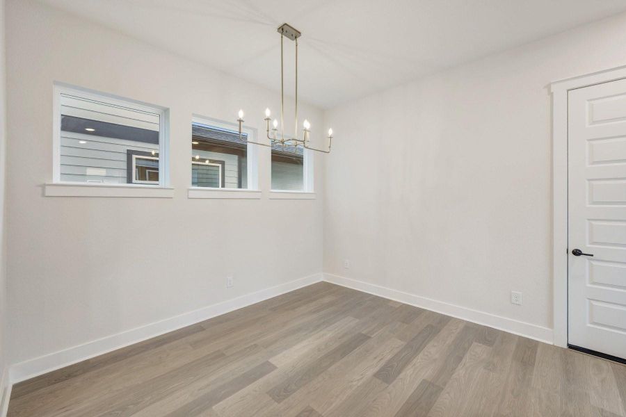 Spacious, unfurnished interior of a new home in Two Step Farm - Cottages Row Collection, Montgomery (Image 22).