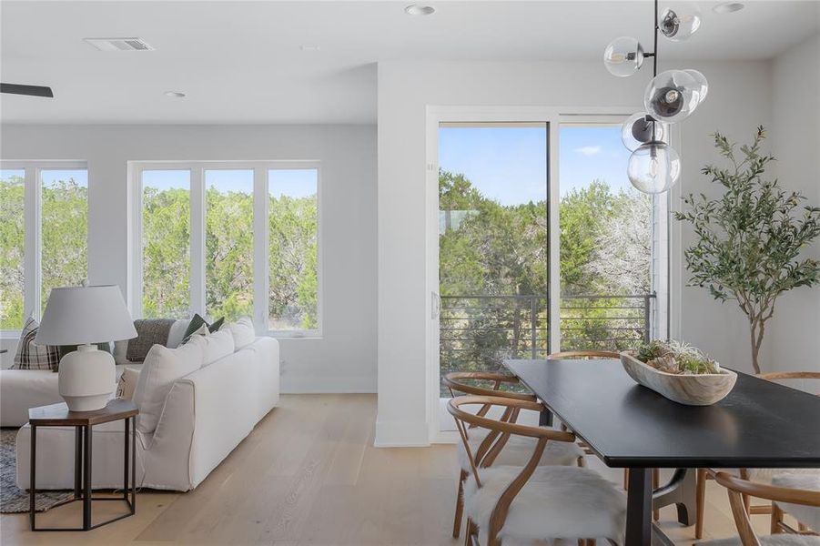 Furnished interior view inside a new home in , Austin (Image 11).