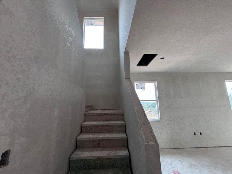 In-progress construction of a new home in The Colony 45s, Bastrop, TX (Image 22).