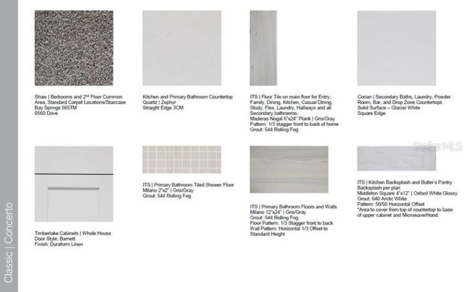 Sample of building materials used in homes in Cassia at Skye Ranch, Sarasota (Image 16). Sample of building materials used in homes in Cassia at Skye Ranch, Sarasota (Image 16).