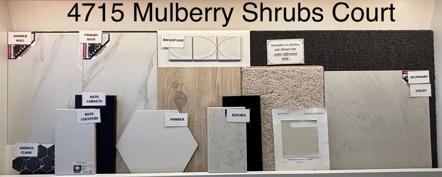 Sample of building materials used in homes in Pomona, Manvel (Image 4). Sample of building materials used in homes in Pomona, Manvel (Image 4).