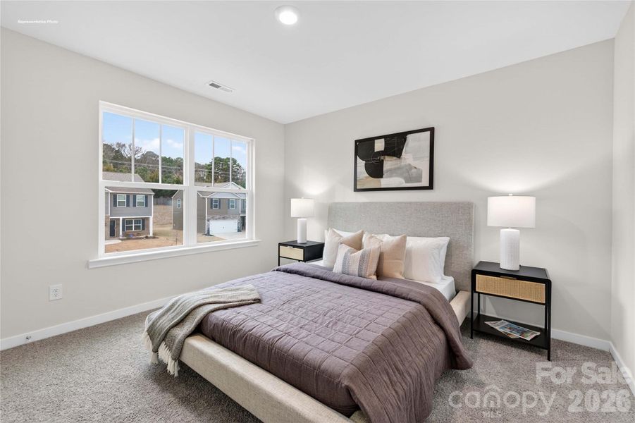 Furnished interior view inside a new home in The Hamptons at Hickory, Hickory (Image 11).
