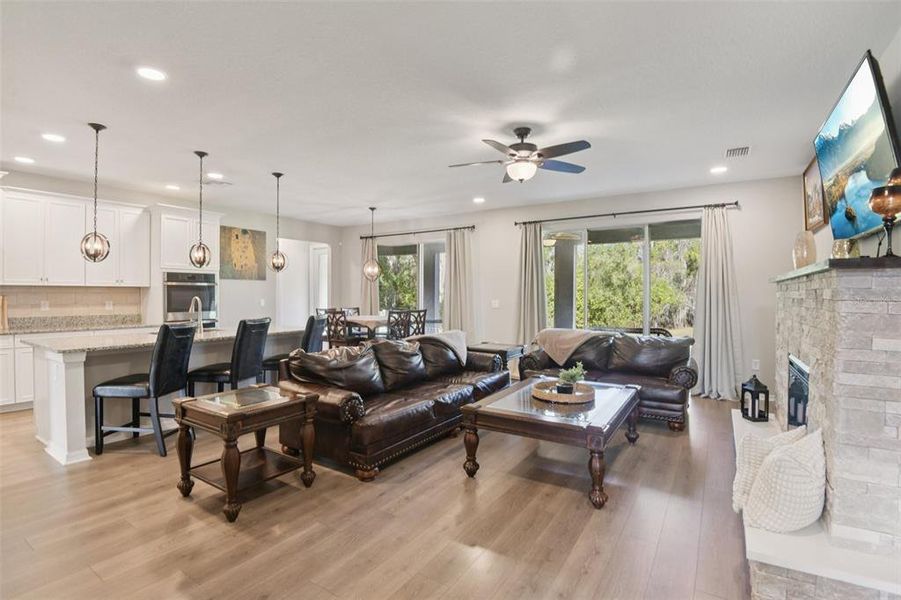 Furnished interior view inside a new home in Talavera, Spring Hill (Image 13). Furnished interior view inside a new home in Talavera, Spring Hill (Image 13).