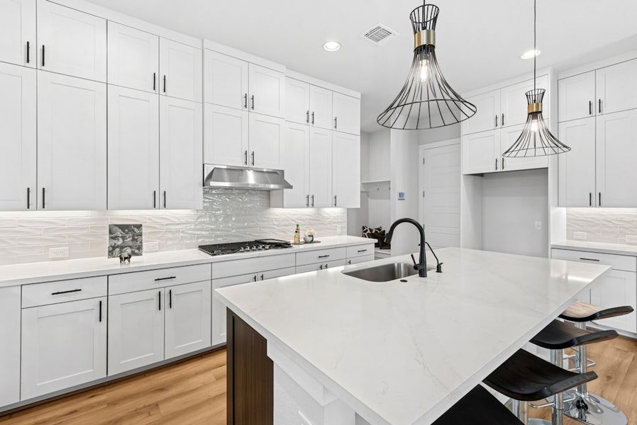 Furnished interior view inside a new home in Santa Rita Ranch, Georgetown (Image 12).