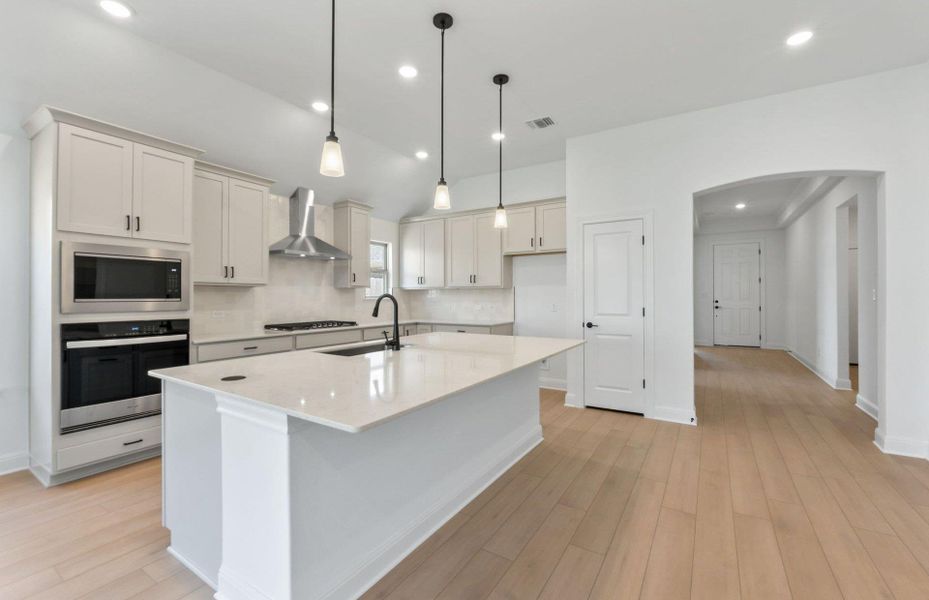Furnished interior view inside a new home in Crescent Bluff, Georgetown (Image 6).